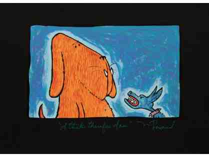 "I Think Therefore I Am" Ltd Ed original lithograph numbered & hand signed by Matt Rinard