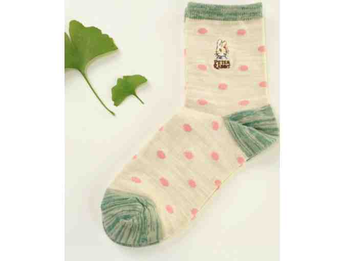 Peter Rabbit Crew Socks - Pink Dots - Photo 1