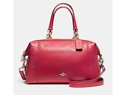 COACH LENOX SATCHEL IN PEBBLE LEATHER