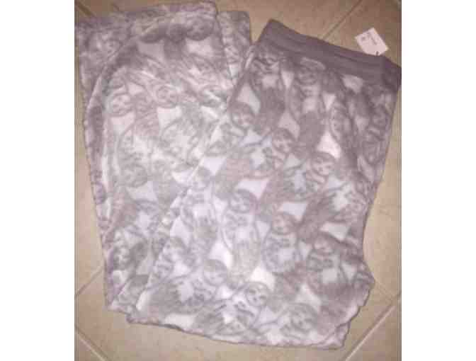 Vera Bradley Sheared Fleece Pajama Pants - Night Owls