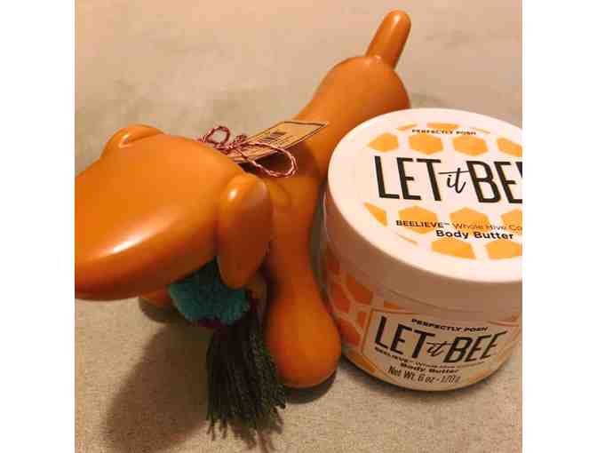 Let It Bee Body Butter with Yellow Dog Massager