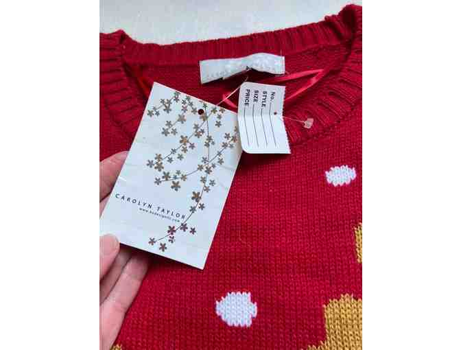 Dog Reindeer Sweater - Women's XL