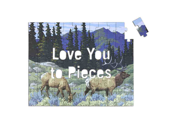 Love You to Pieces Message Puzzle