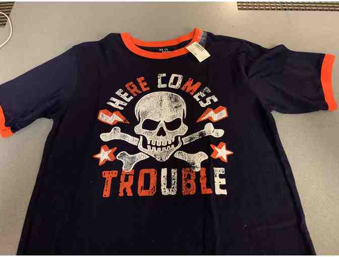 Here Comes Trouble Boy's XL Tee - Photo 1