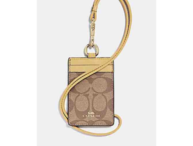 COACH ID LANYARD IN SIGNATURE CANVAS