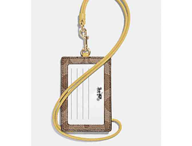 COACH ID LANYARD IN SIGNATURE CANVAS