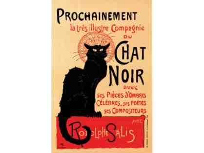"Chat Noir" hand pulled lithograph
