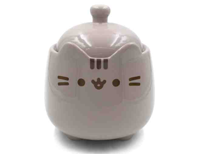 Pusheen Ceramic Treat Jar for Cats - Large