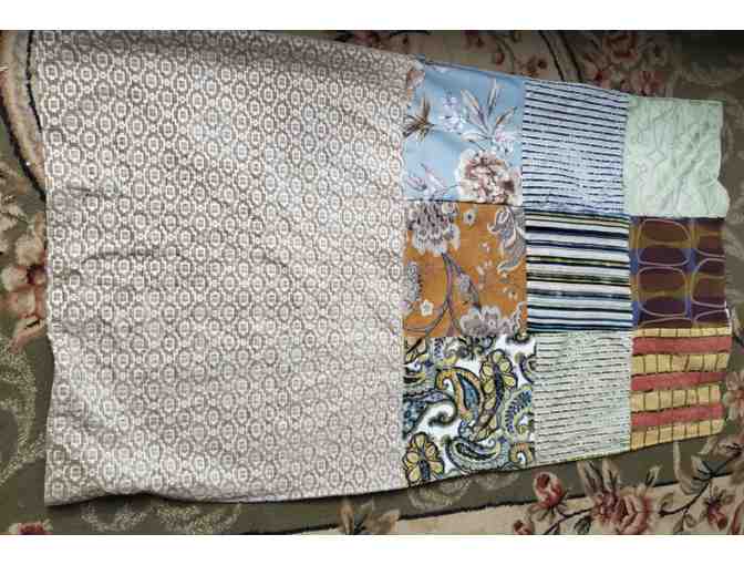 Handcrafted Lap Blanket - Dog Flannel/Upcycled Fabrics