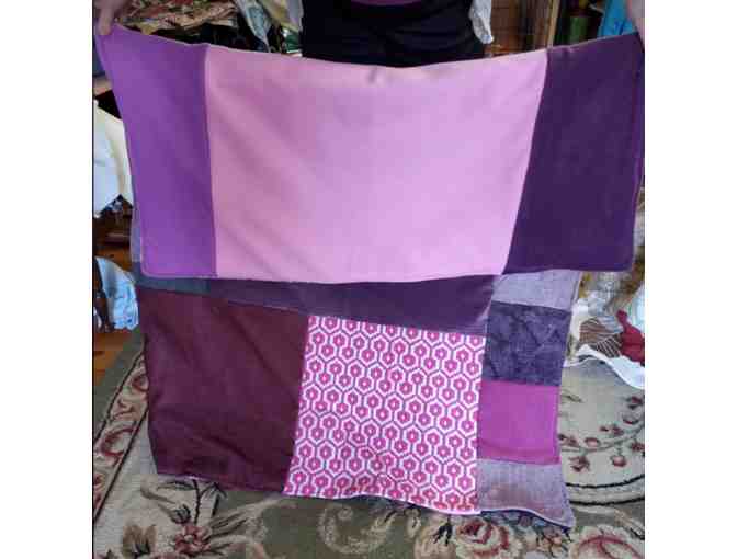 Handcrafted Lap Blanket - Purples and Pinks