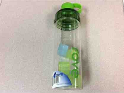 Water Bottle with Reusable Ice Cubes