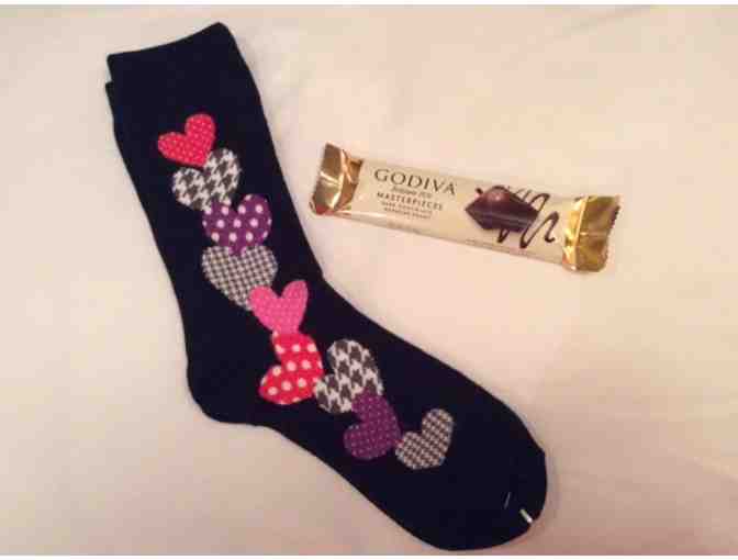 Valentine Socks/Godiva Chocolate - Photo 1