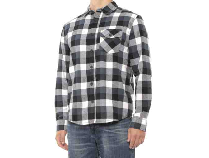 Work Wear Cotton Flannel Shirt - Long Sleeve - XL - Photo 1