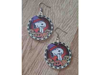 Snoopy Halloween Earrings
