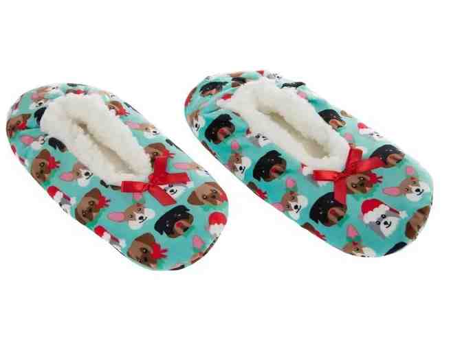 Holiday Dog Slipper Socks - Photo 1