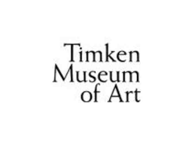 1 Year Friend Level Membership to Timken Museum, Docent Tour and Gallery Guide Book