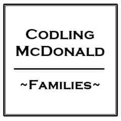 Codling McDonald Families