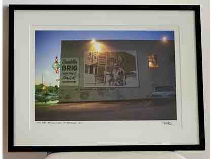 Framed Photograph of the Brig signed by Rod Bradley
