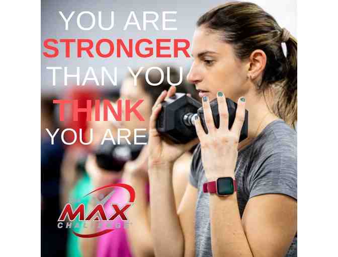 The Max Challenge - 10 Week challenge gift certificate, water bottle and t-shirt