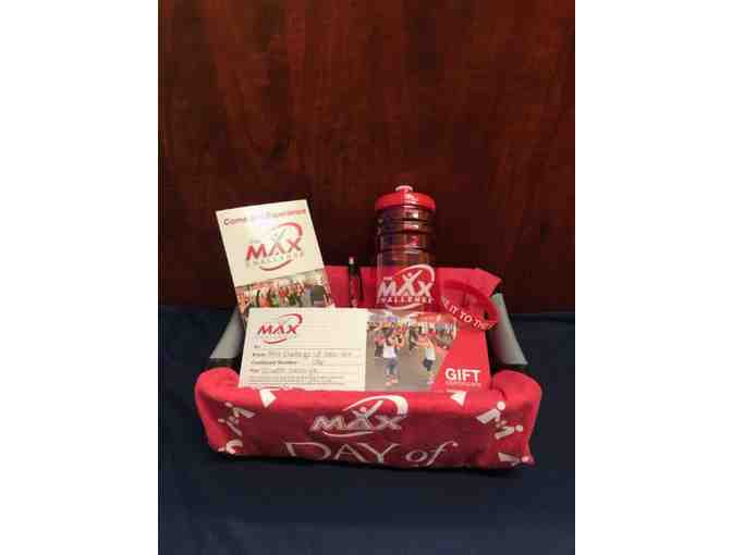 The Max Challenge - 10 Week challenge gift certificate, water bottle and t-shirt