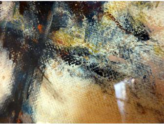 Original Will Smith, Jr. Painting (14K gold, oil, resin)