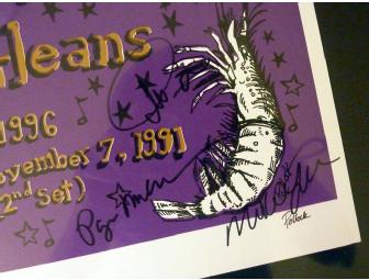 Phish Signed New Orleans Relief Poster