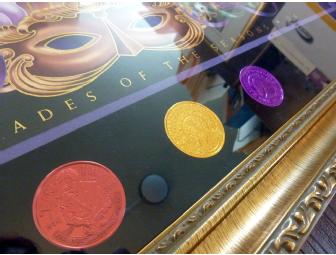 Framed Signed Numbered 2004 Krewe of Orpheus Mardi Gras Poster