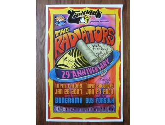 Three (3) SIGNED Radiators Anniversary Posters | Tipitina's New Orleans