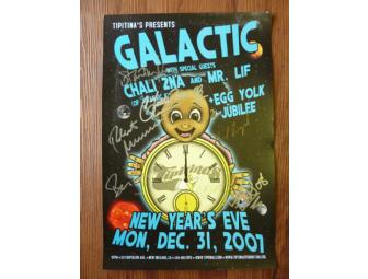 Set of Three (3) Signed Galactic Posters #2 | Tipitina's New Orleans