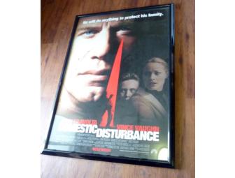 'Domestic Disturbance' Autographed Movie Poster John Travolta