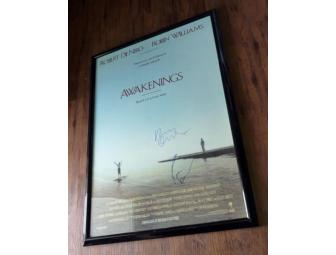 'Awakenings' Autographed Movie Poster Robin Williams Robert Deniro