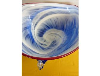 Rosetree Glass Studio 'Marble Bowl', Signed (2008)