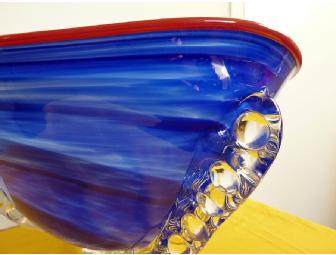 Rosetree Glass Studio 'Marble Bowl', Signed (2008)