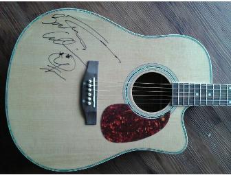 Bootsy Collins Signed Woods Acoustic Guitar (with electric pick-up)