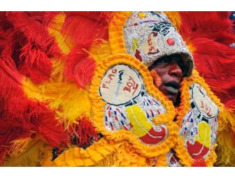'Cheerful Chief' & 'Flag Boy Slim' Two Photos on Metallic Paper by Kim Welsh