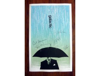 Galactic SIGNED 2009 Screenprint, Framed & Matted