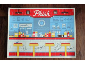 Phish SIGNED 2010 Worcester NYE Poster, Limited Edition, Four Color Screen Print, 24'x18'