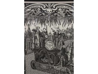 'St. James Infirmary Band' by Madame Talbot, Framed Poster (24'x18.5')