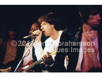 Muddy Waters w/ The Rolling Stones, Framed Color Photo By Terry Abrahamson (23'x19')
