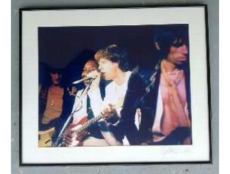 Muddy Waters w/ The Rolling Stones, Framed Color Photo By Terry Abrahamson (23'x19')