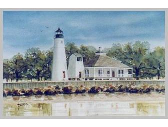 'Lighthouse Series' by Peter Briant: Set of five (5) prints, signed