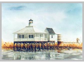 'Lighthouse Series' by Peter Briant: Set of five (5) prints, signed