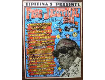 Fess Jazztival SIGNED Poster Tipitina's | 2005