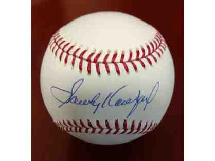 Baseball autographed by Sandy Koufax