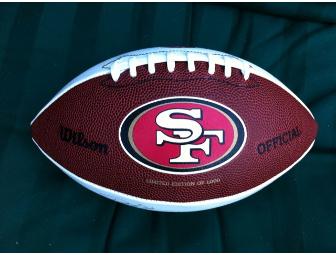 SF 49ers Autographed Football