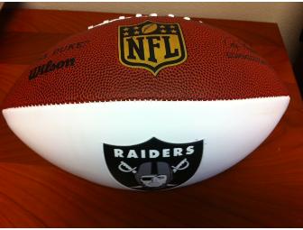 Oakland Raiders Signed Football