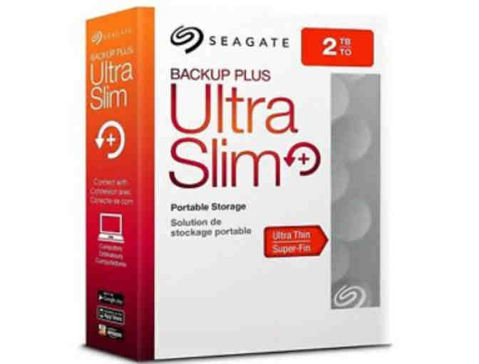 Seagate Backup Plus Ultra Slim 2TB Portable Storage USB 3.0 STEH2000101