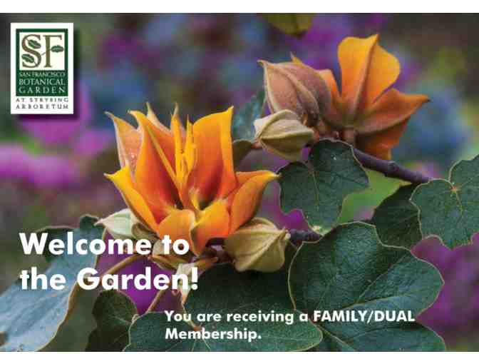 Family/Dual Membership at San Francisco Botanical Garden Society