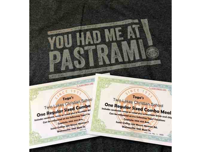 Togo's - T-shirt and Gift Certificates