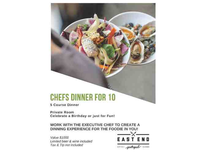 Chef's Dinner for 10 @ East End Gastropub